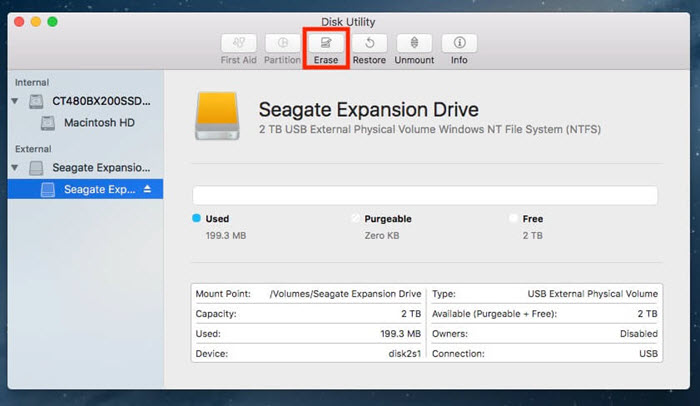 format a windows external hard drive for mac